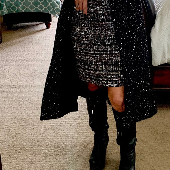 Piazza Sempione 🖤 long Wool coat Size 4 US 🖤 - Picture 9 of 10